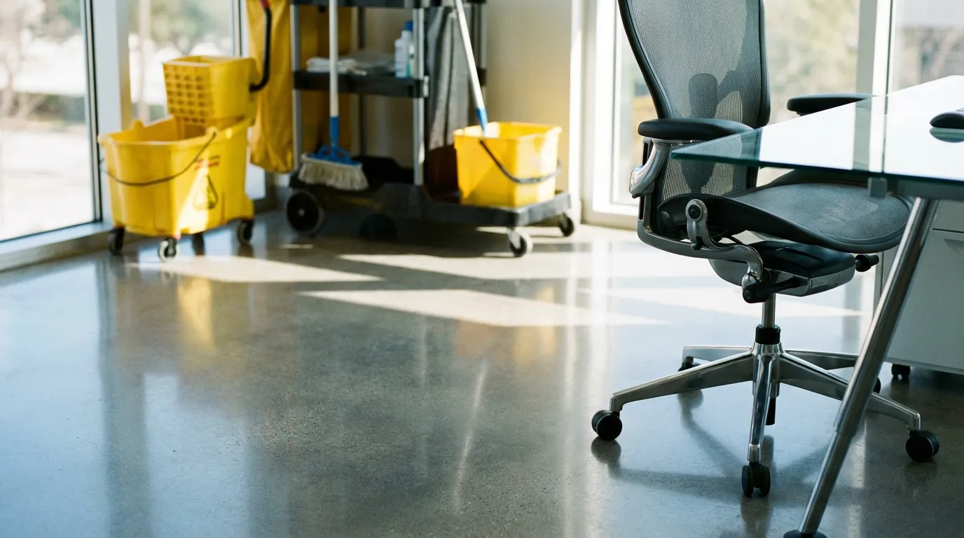 Team CleanPro Servizi con attrezzature professionali